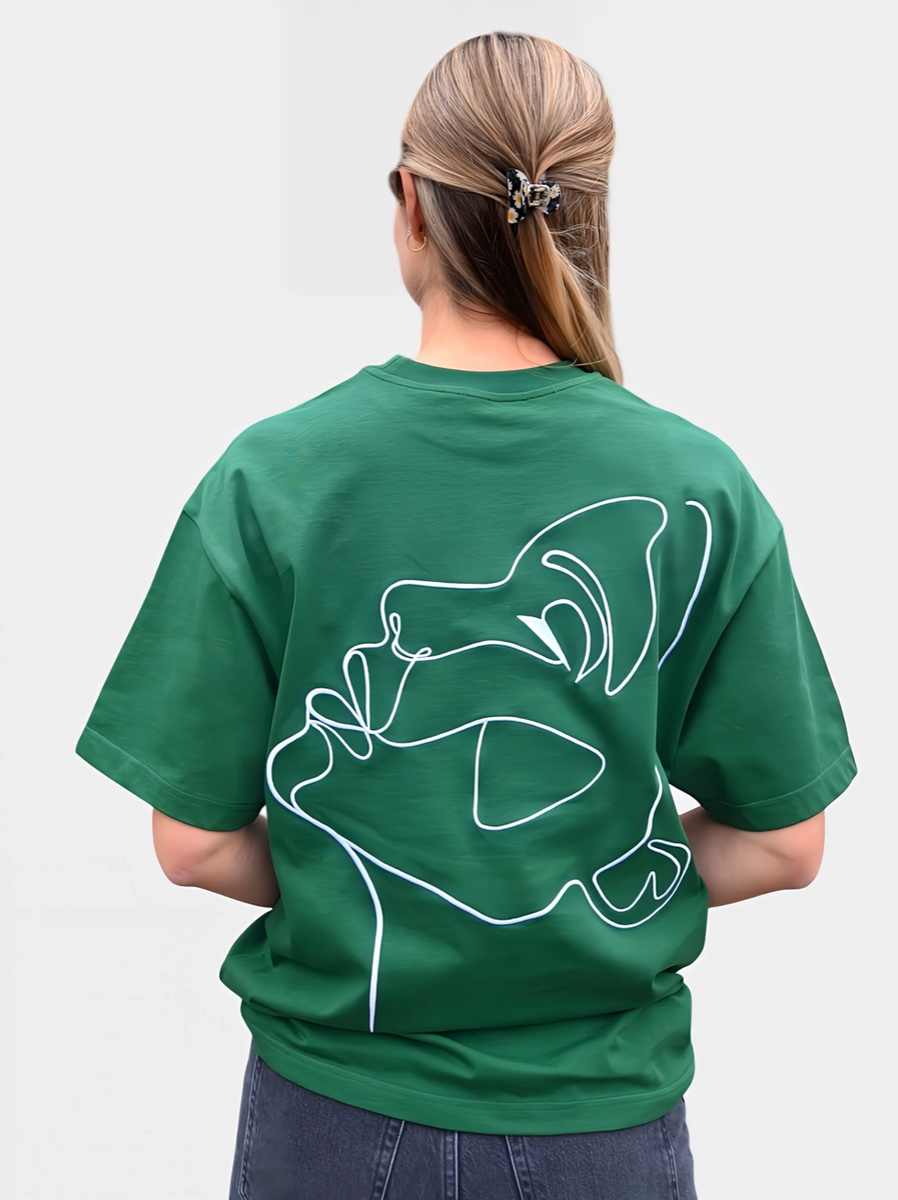 T-Shirt One Line Draw Femme