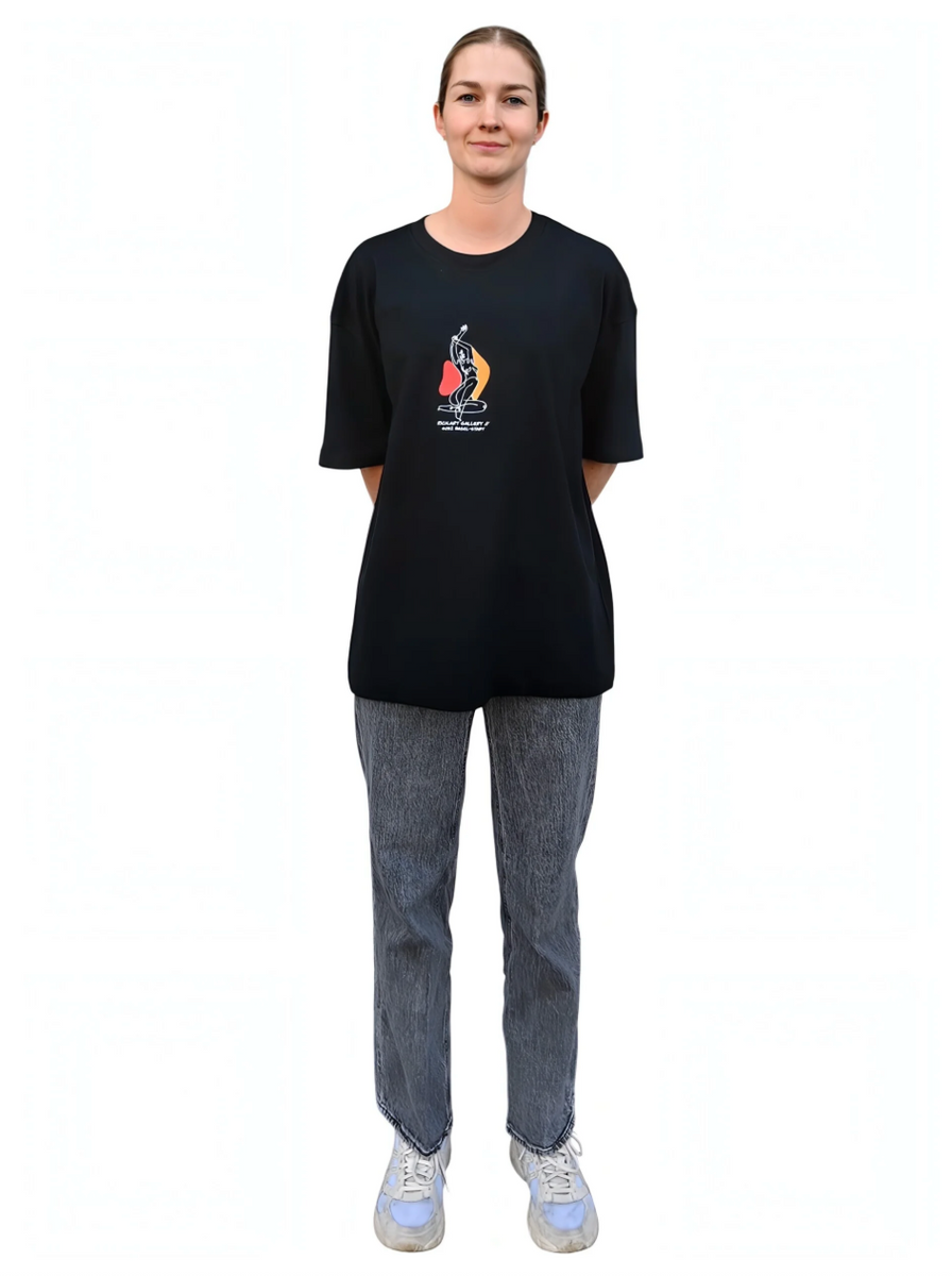 T-Shirt Femme assise Femme