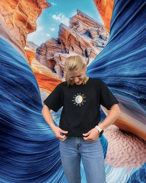 Tshirt Soleil Lune Femme