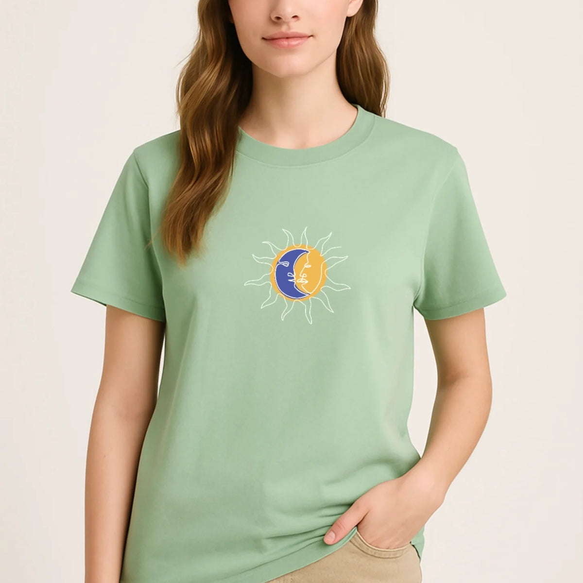 Tshirt Soleil Lune Femme