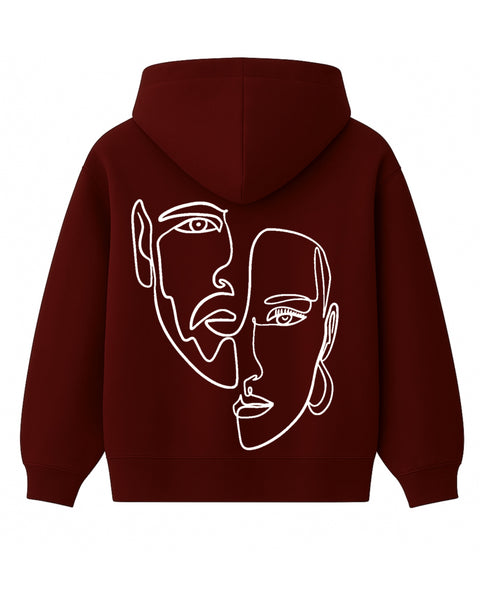 Hoodie Double Visage femme