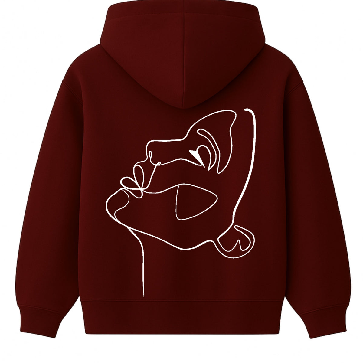 Hoodie One Line draw Femme