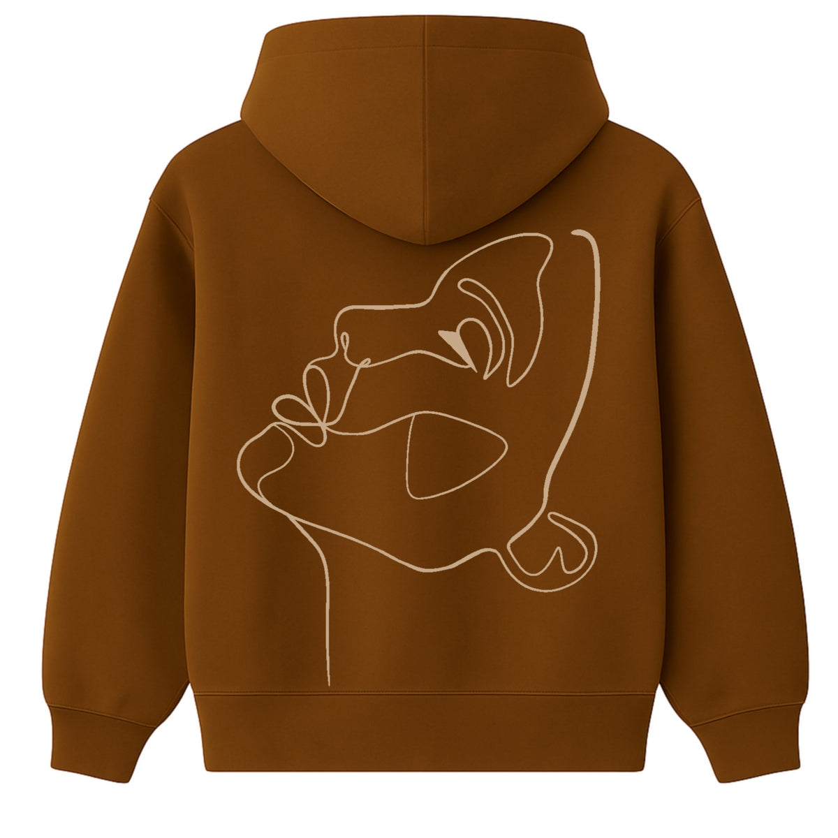 Hoodie One Line draw Femme