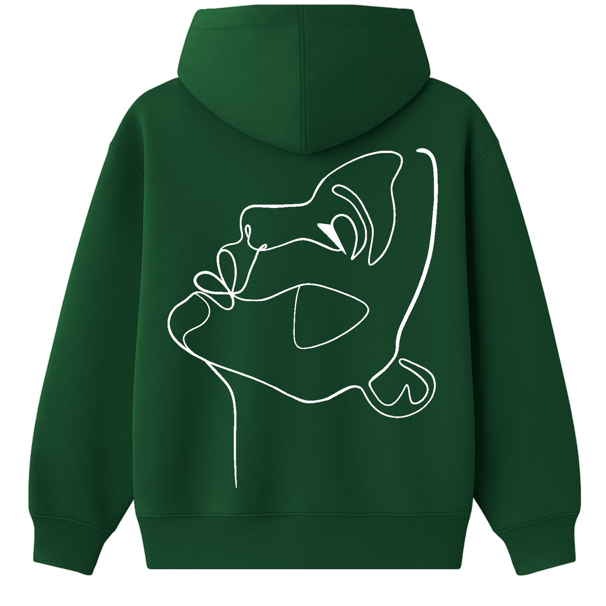 Hoodie One Line draw Femme