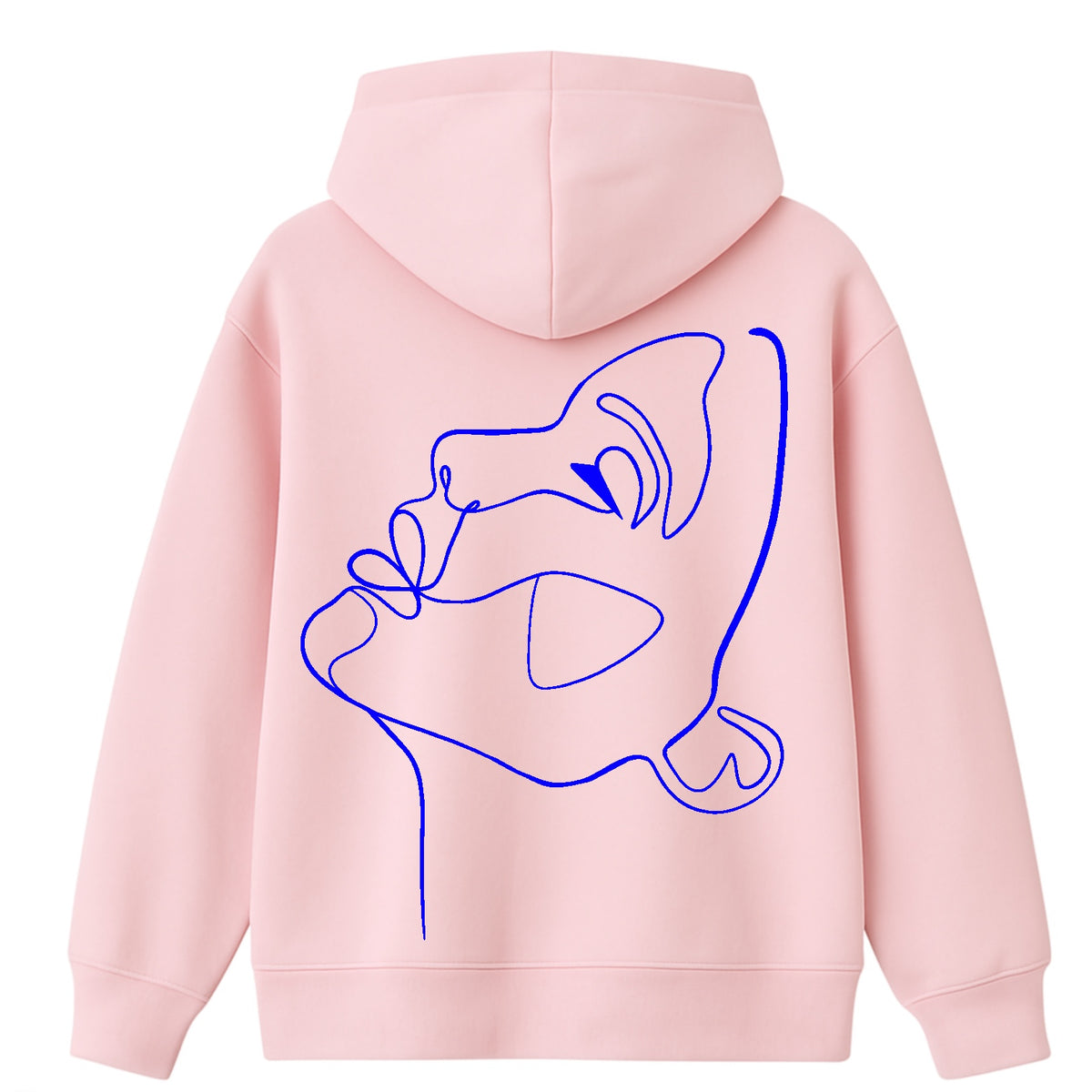 Hoodie One Line draw Femme
