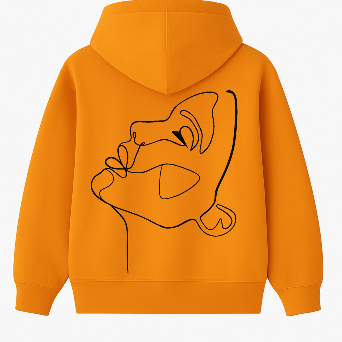 Hoodie One Line draw Femme