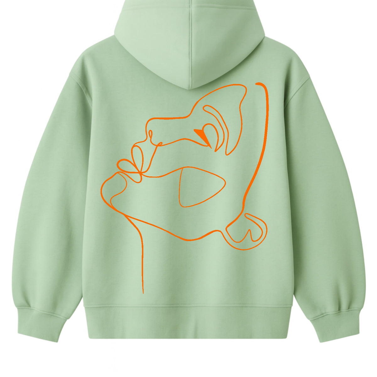 Hoodie One Line draw Femme