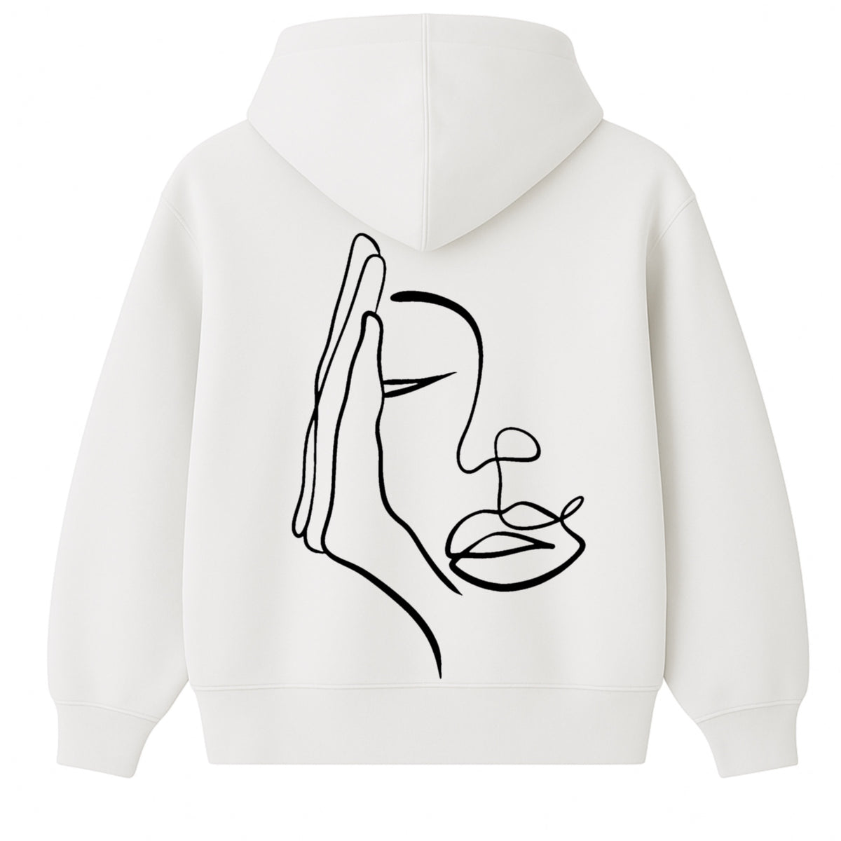 Hoodie Visage Caché Femme