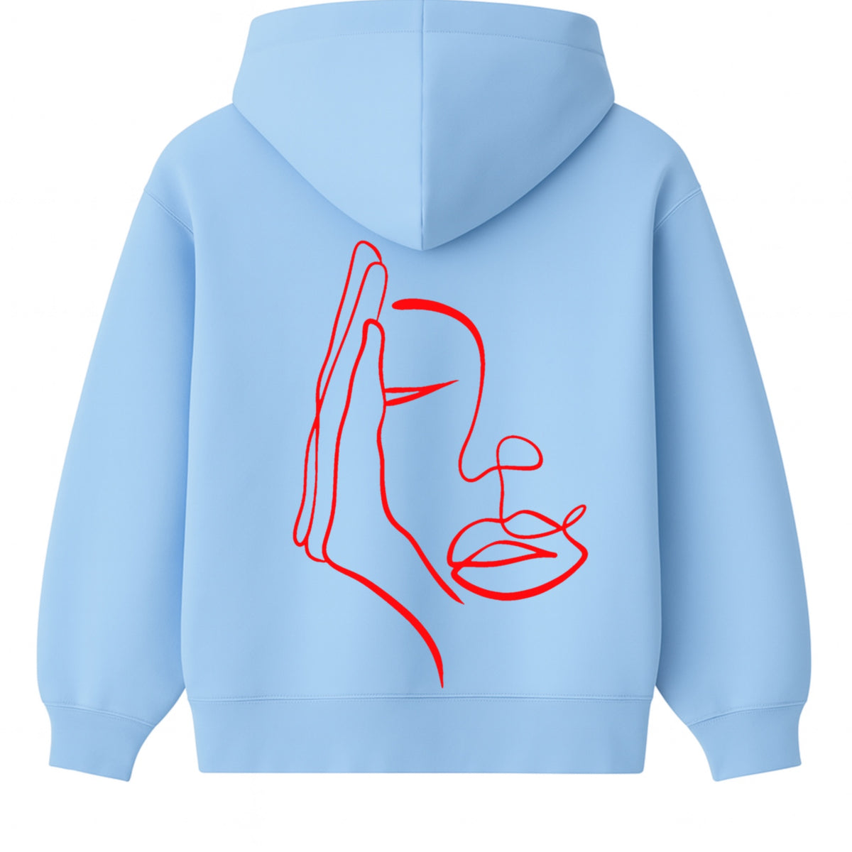 Hoodie Visage Caché Femme