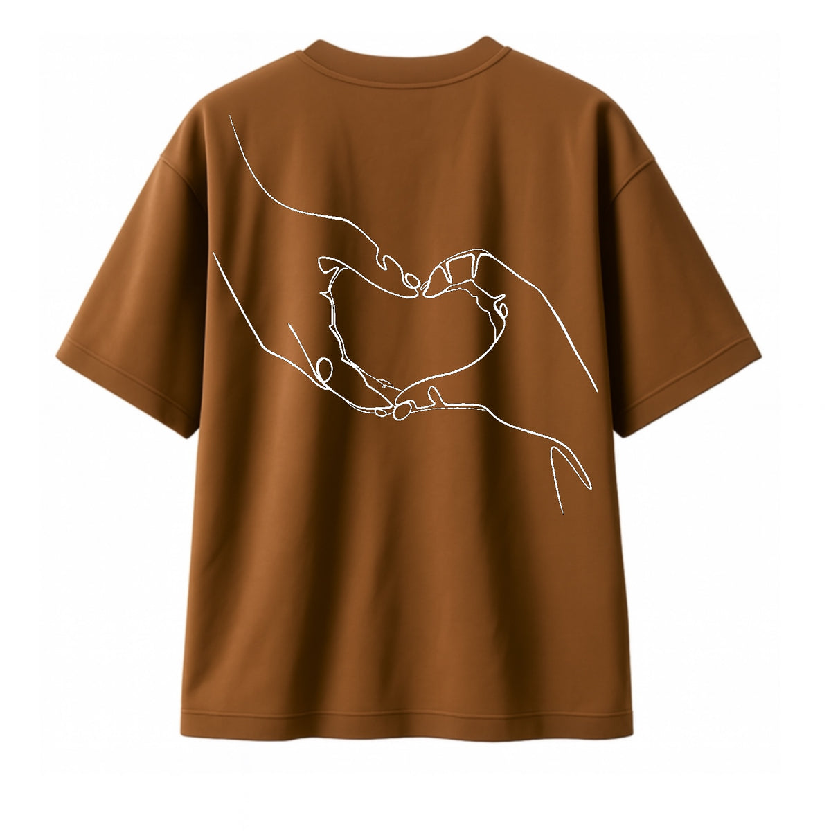 T-Shirt Main dans le coeur