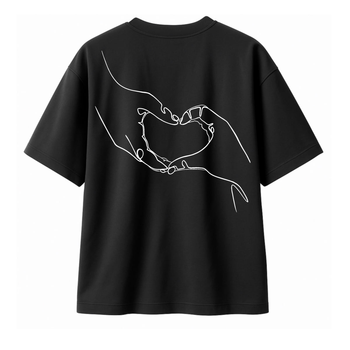 T-Shirt Main dans le coeur