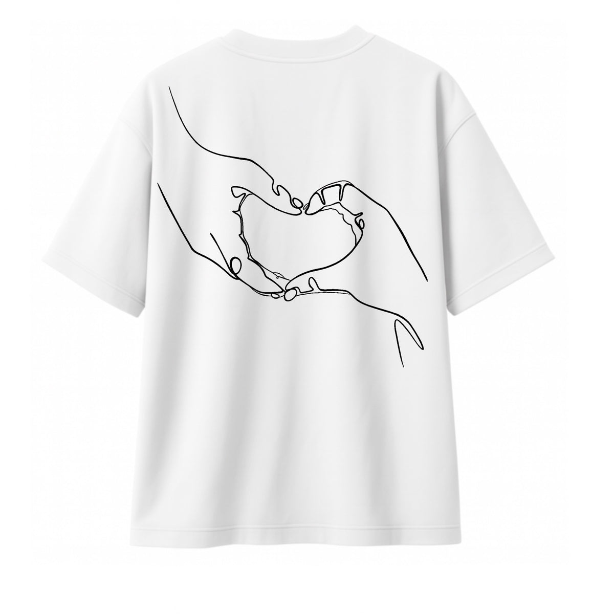 T-Shirt Main dans le coeur