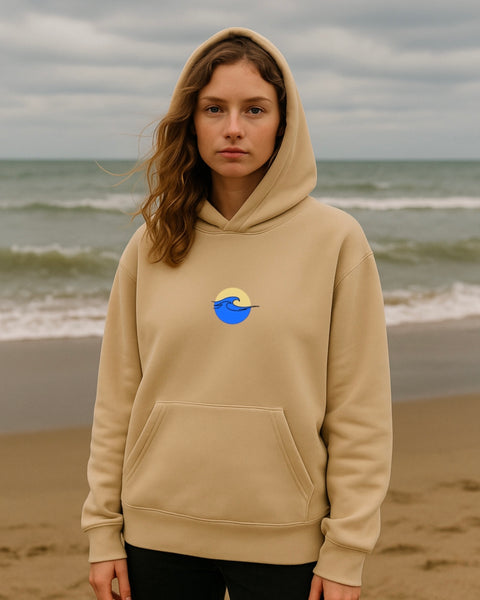 Hoodie Vague Femme