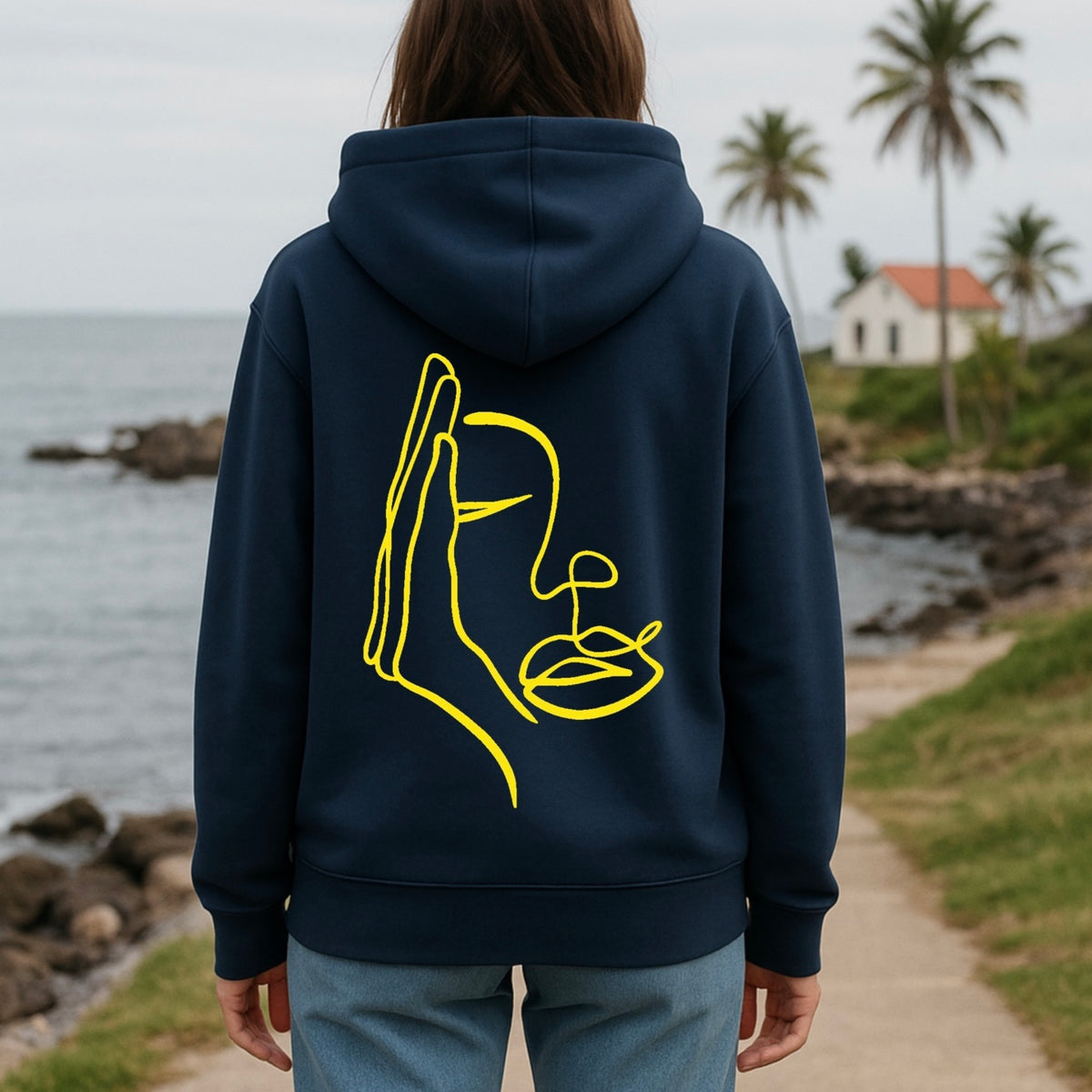 Hoodie Visage Caché Femme