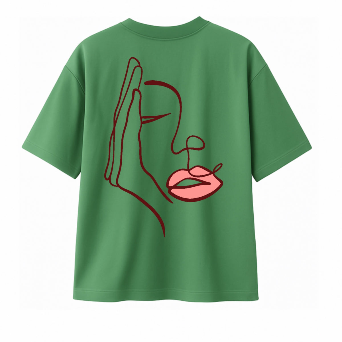 T-shirt "Visage Caché". femme