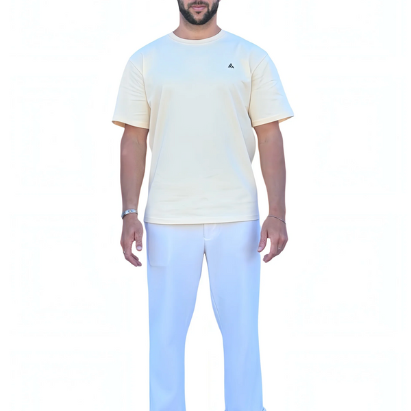 🟡 PRÉCOMMANDE: T-shirt Minimaliste Brodé 100% Coton – Design Vanlife