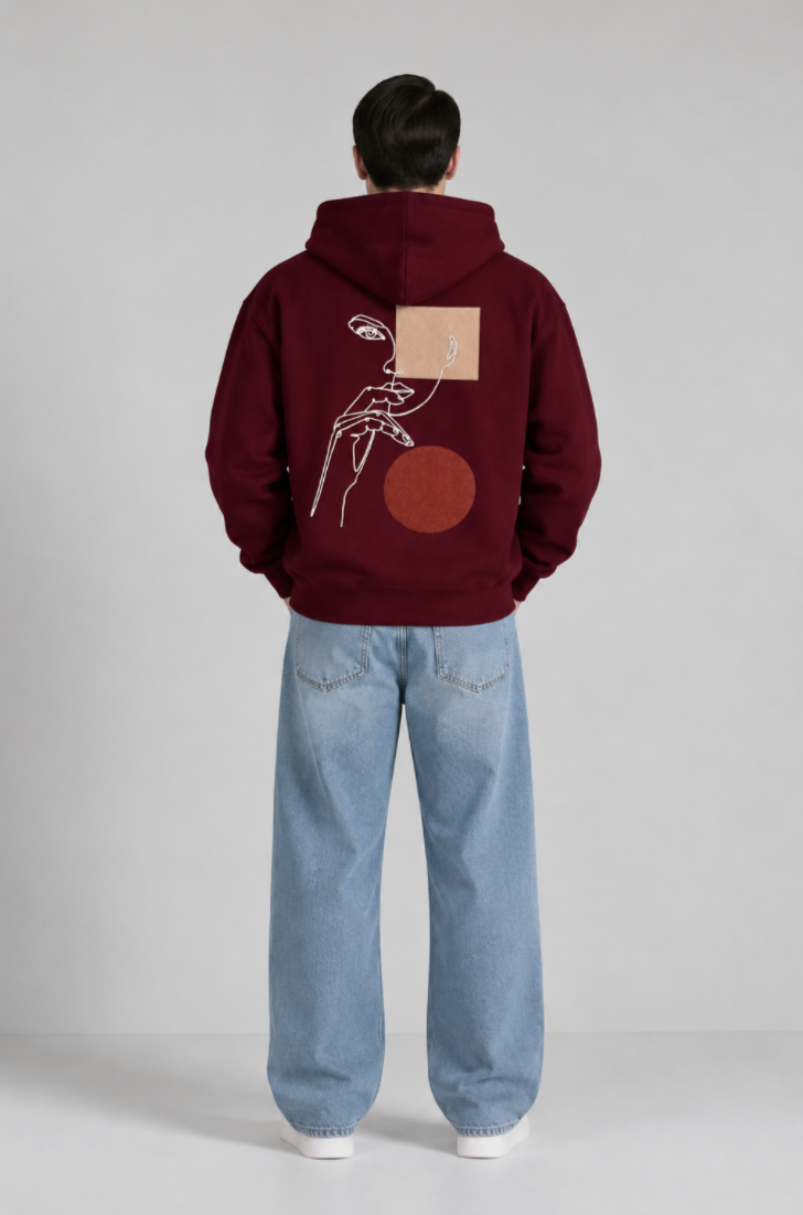 Pensive – Bestickter Hoodie