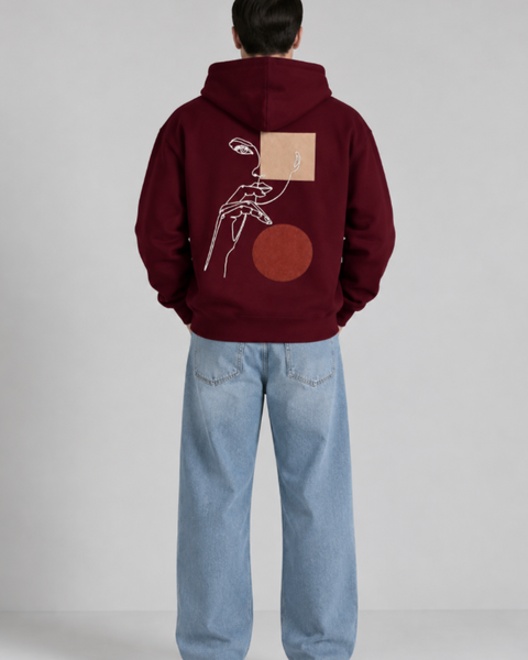 Pensive – Bestickter Hoodie