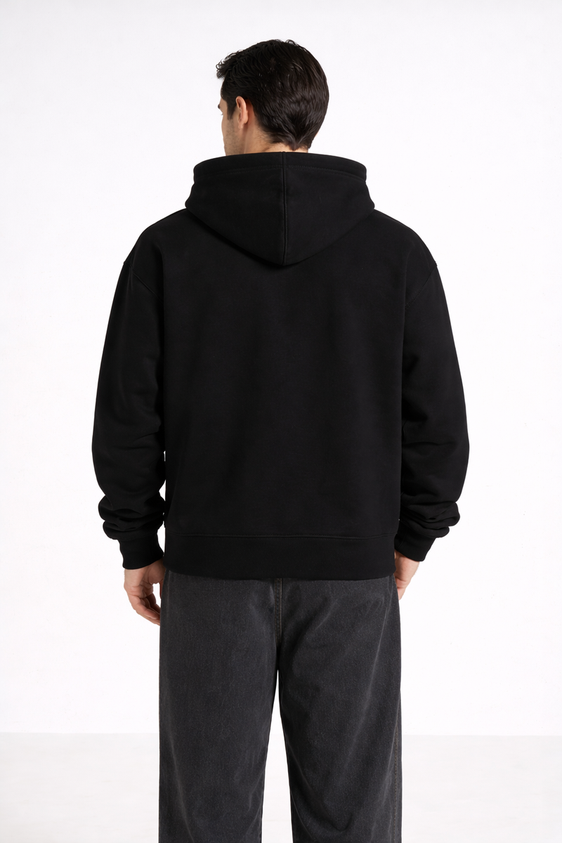 Sonne/Mond – Bestickter Hoodie
