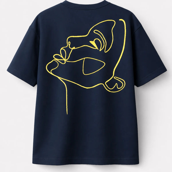 T-shirt – Broderie One Line Draw