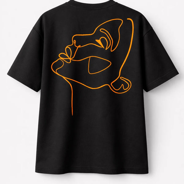 T-shirt – Broderie One Line Draw