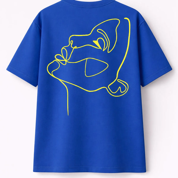 T-shirt – Broderie One Line Draw