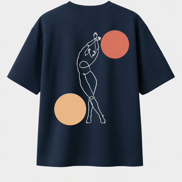 Danse des Formes - T-shirt impression Textile