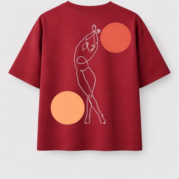 Danse des Formes - T-shirt impression Textile