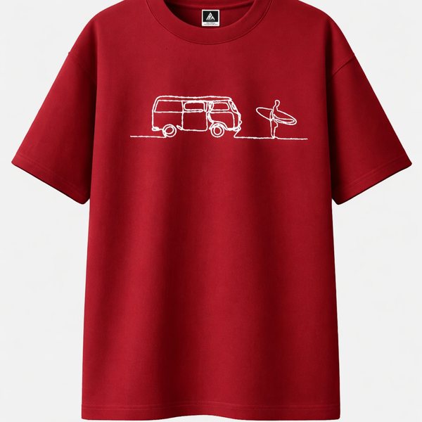 Surf - T-shirt brodé