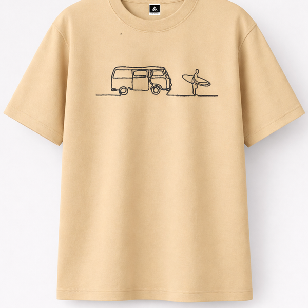 Surf - T-shirt brodé