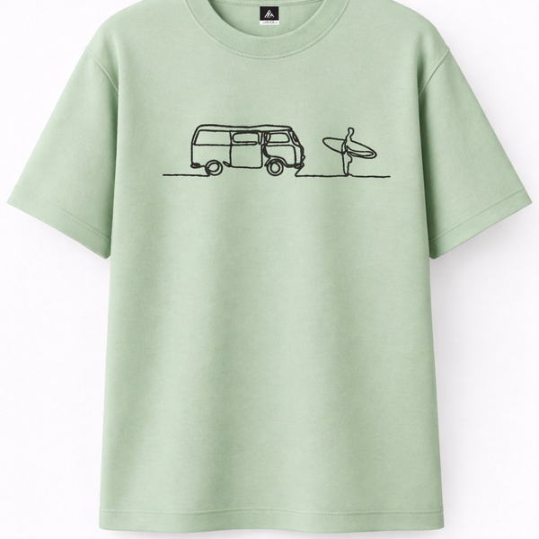Surf - T-shirt brodé