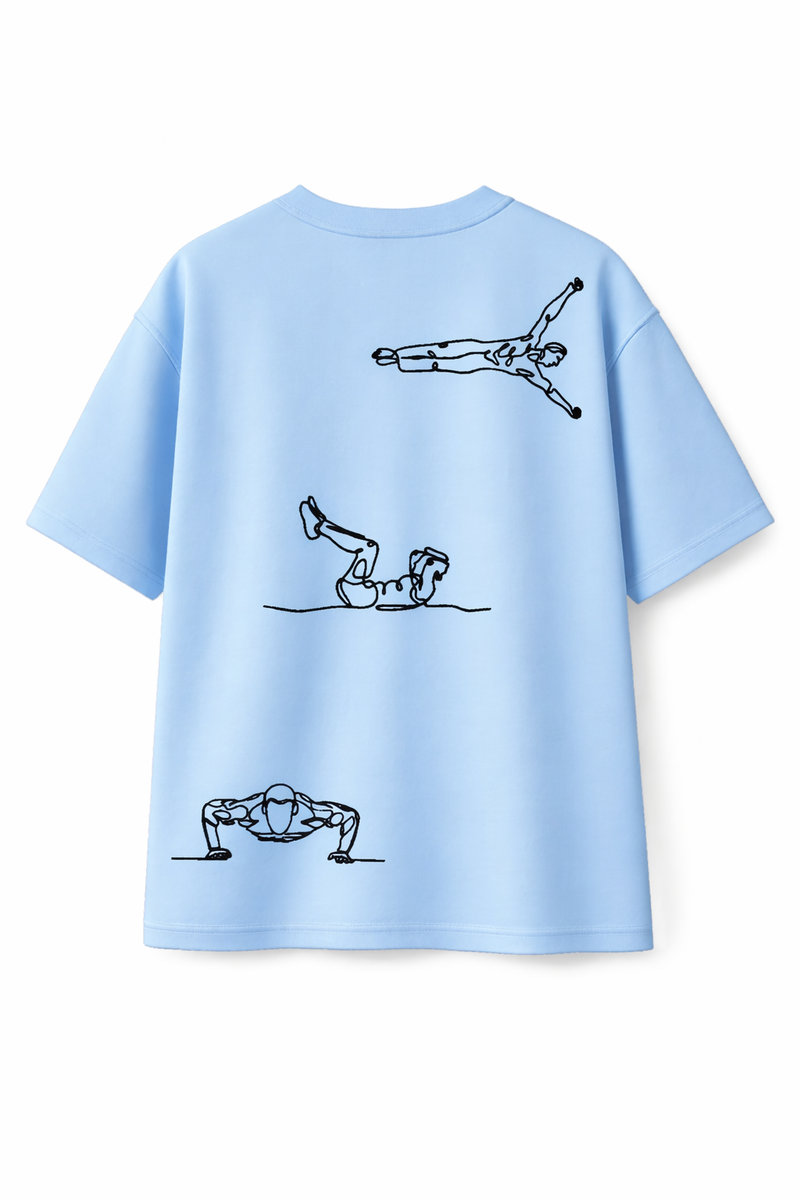 Street-Workout – Besticktes T-Shirt