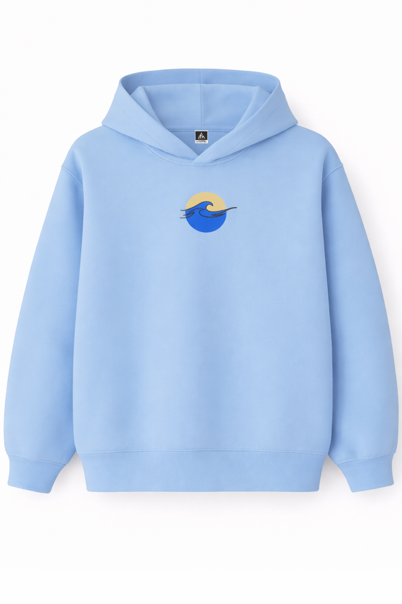 Welle – Bestickter Hoodie