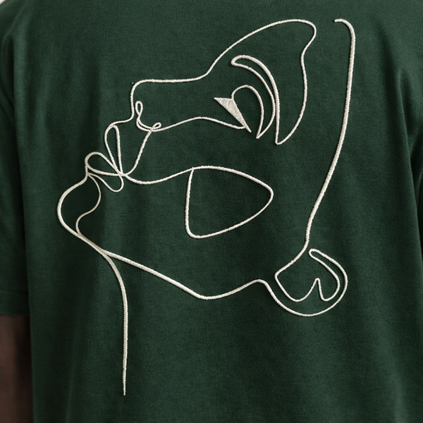 T-shirt – Broderie One Line Draw