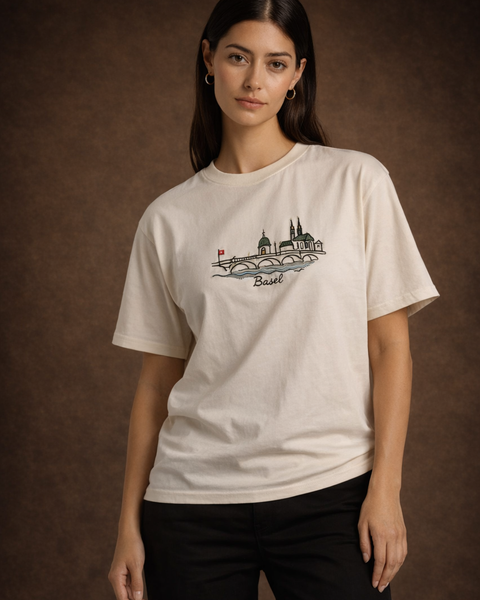 Basel - T-shirt brodé