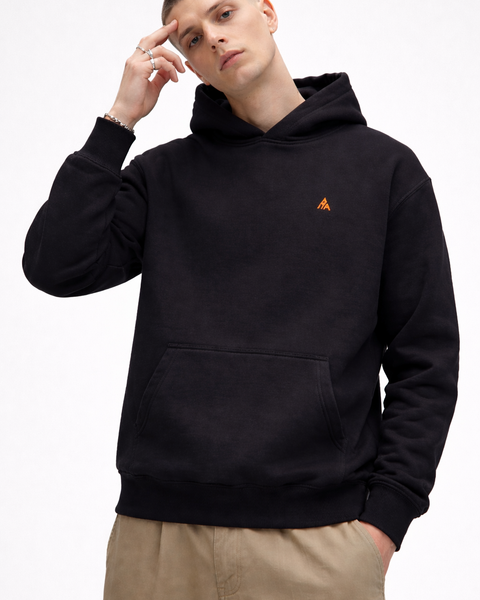 🟡 PRÉCOMMANDE: Hoodie 460g 100% Coton – Broderie Minimaliste - Design One Line Draw