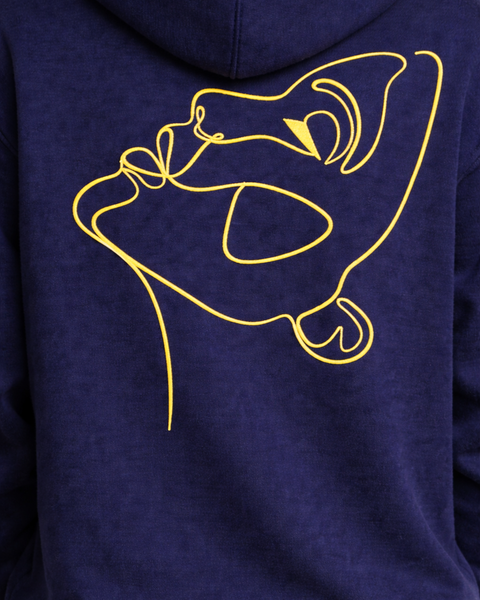Hoodie - Broderie One Line Draw