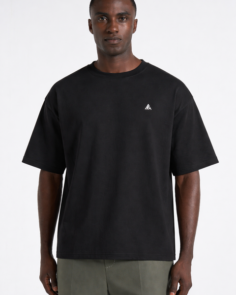 Double Visage – T-shirt Brodé One Line Art