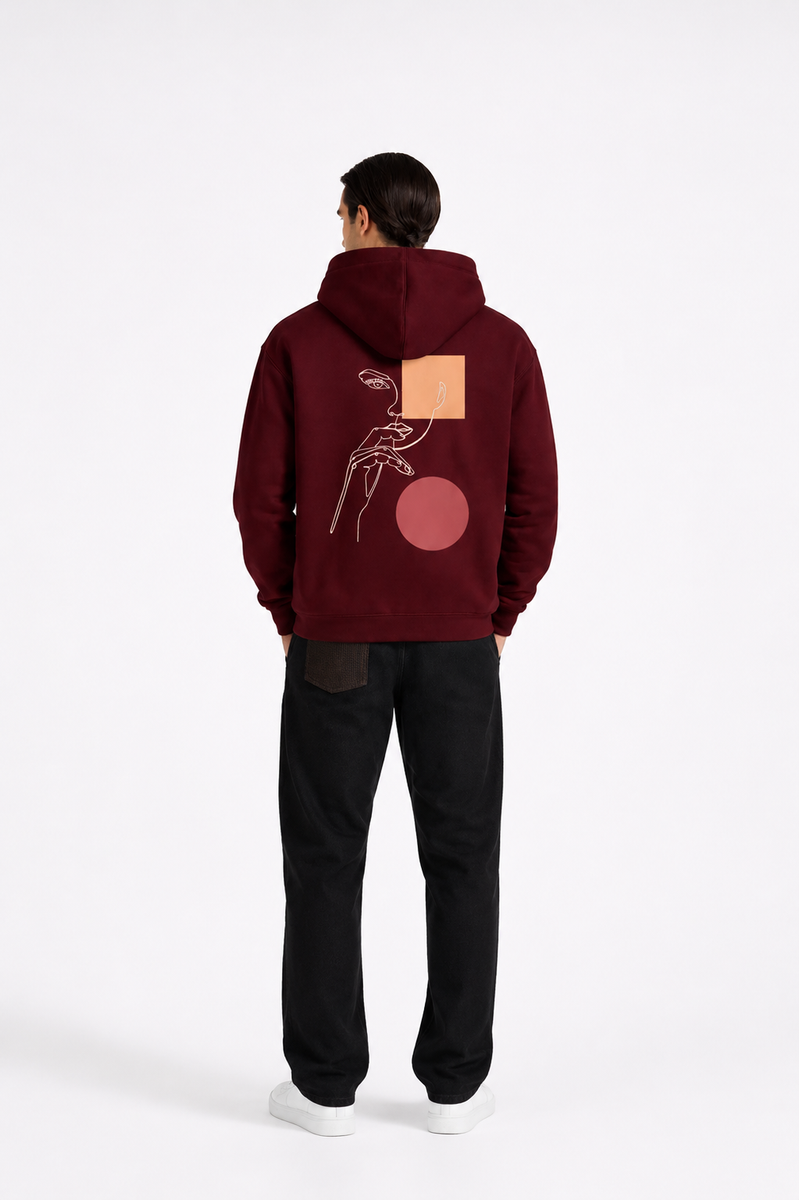 Pensive – Bestickter Hoodie