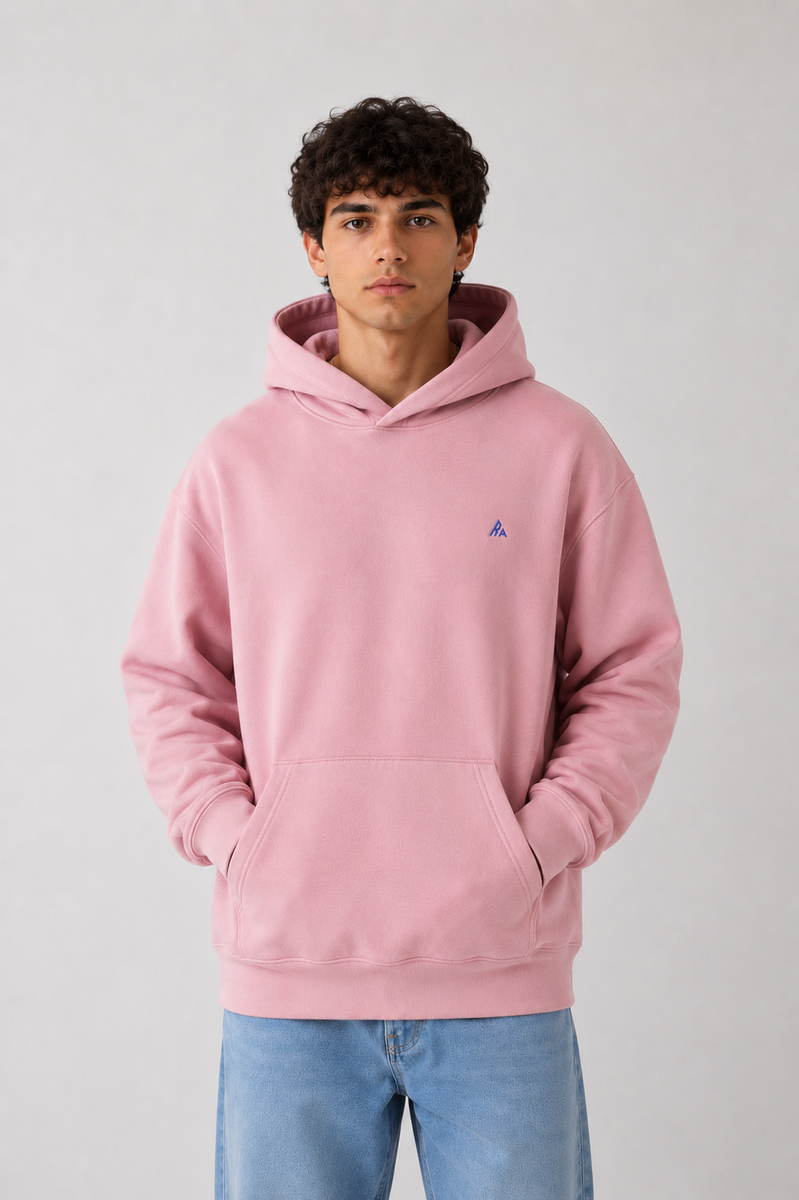 Kapuzenpullover – Doppelgesichtsstickerei