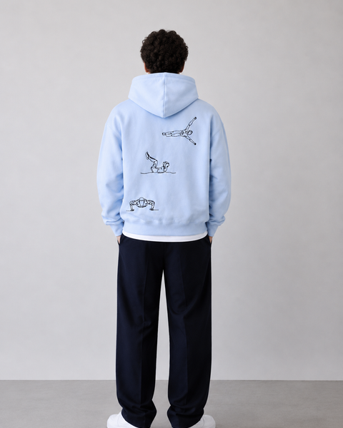 Kapuzenpullover – Street-Workout Stickerei
