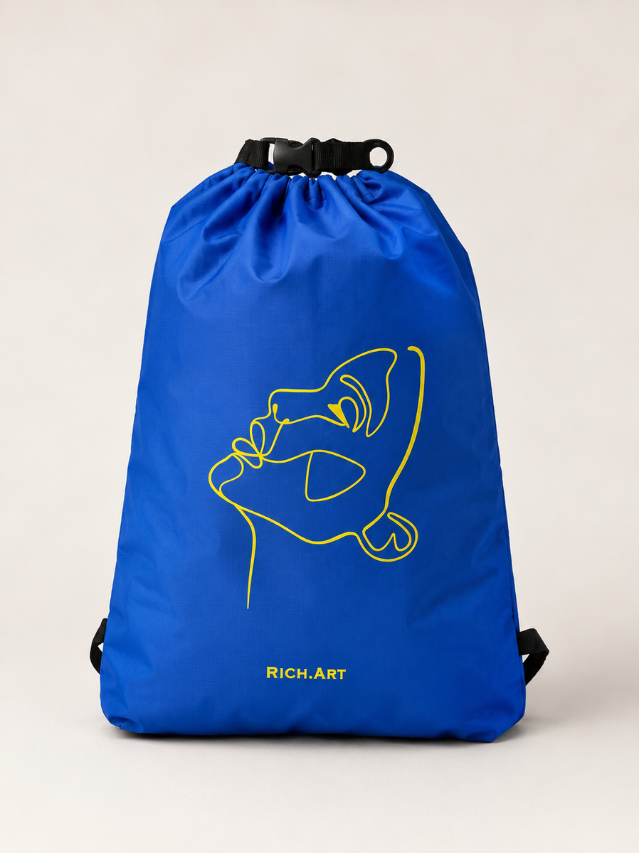 Sac à Dos Étanche Imperméable One Line Art Minimaliste | Waterproof Vélo, Plage & Outdoor