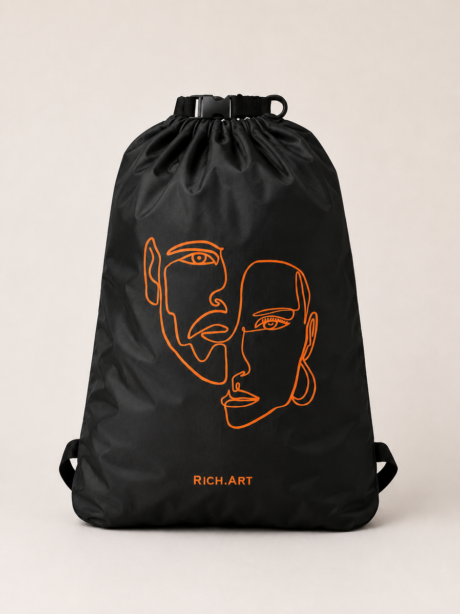 Sac à Dos Étanche Imperméable One Line Art Minimaliste | Waterproof Vélo, Plage & Outdoor