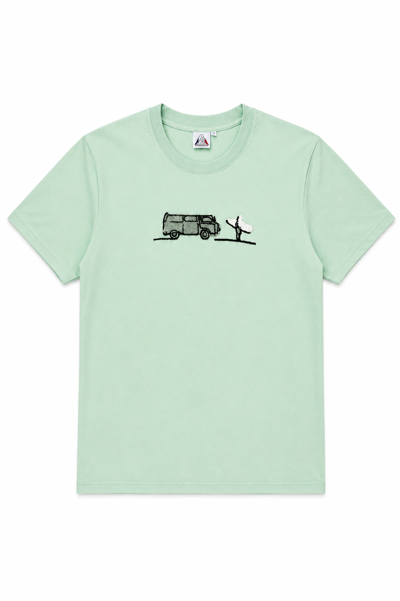 Van Escape T-Shirt Broderie Peluche Van & Surf – Rich.Art