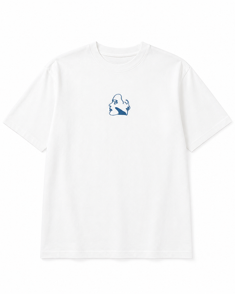 Aura – T-shirt Brodé One Line Art