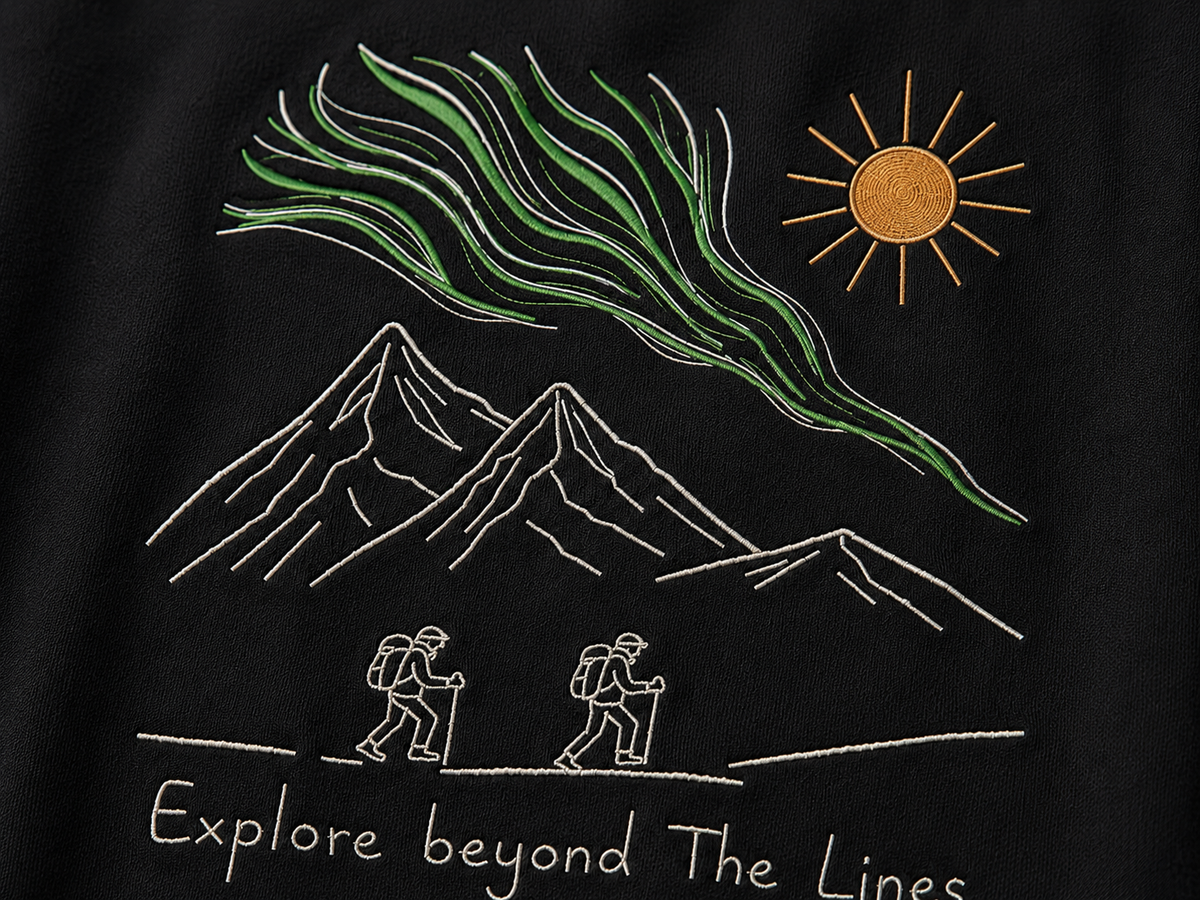 T-Shirt – Stickerei Island