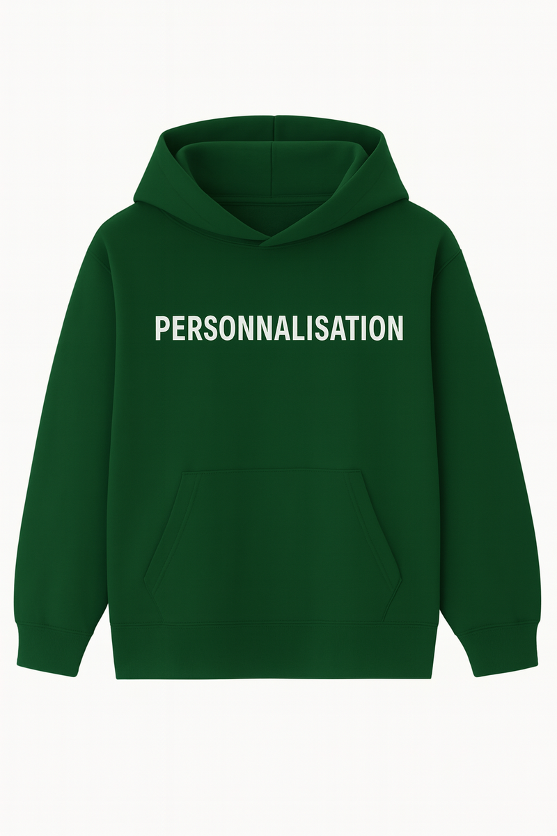 Hoodie Brodé 100% Coton – Entièrement Personnalisable (Couleurs, Grammage, Broderie)