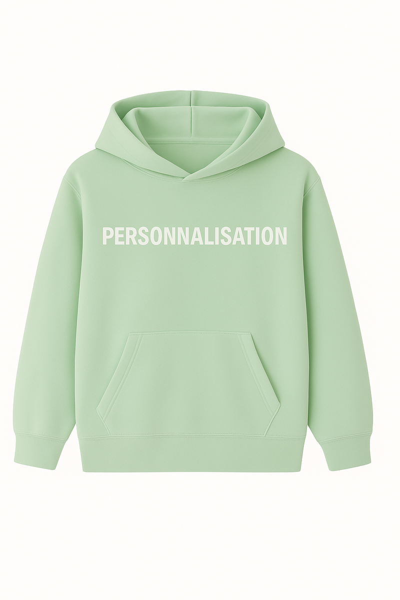 Hoodie Brodé 100% Coton – Entièrement Personnalisable (Couleurs, Grammage, Broderie)