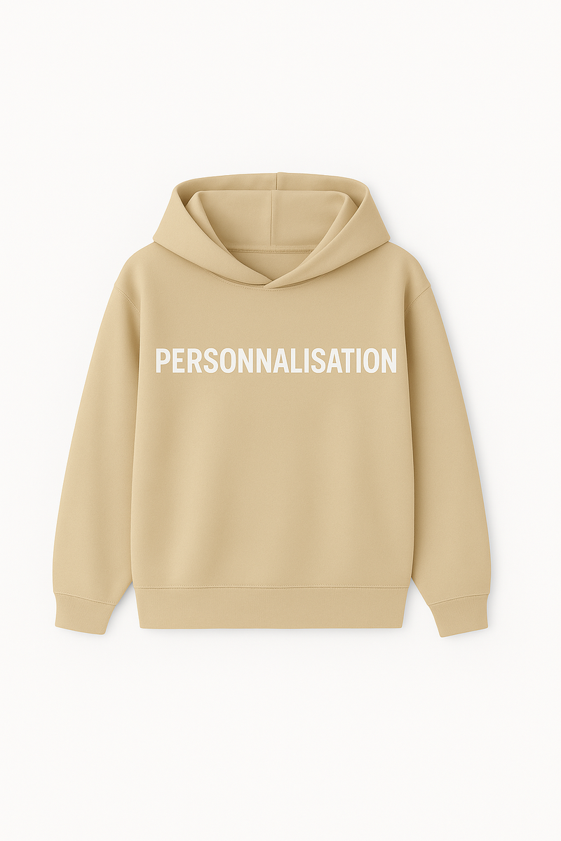 Hoodie Brodé 100% Coton – Entièrement Personnalisable (Couleurs, Grammage, Broderie)