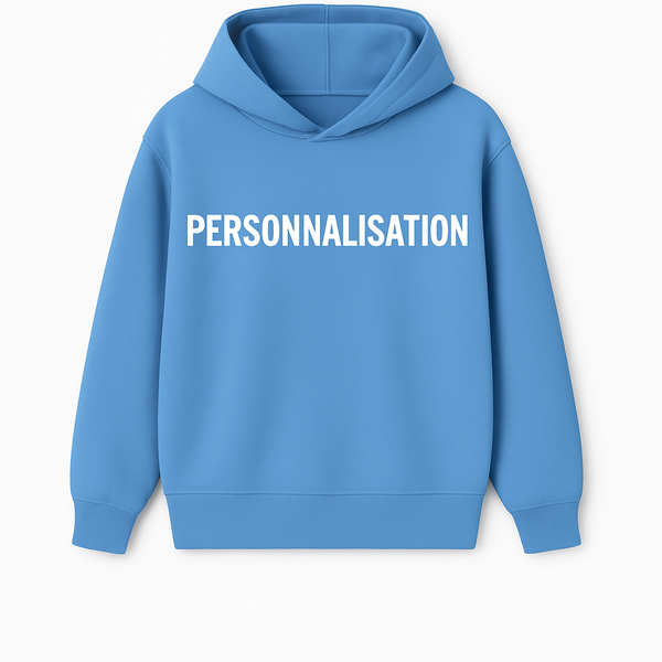 Hoodie Brodé 100% Coton – Entièrement Personnalisable (Couleurs, Grammage, Broderie)